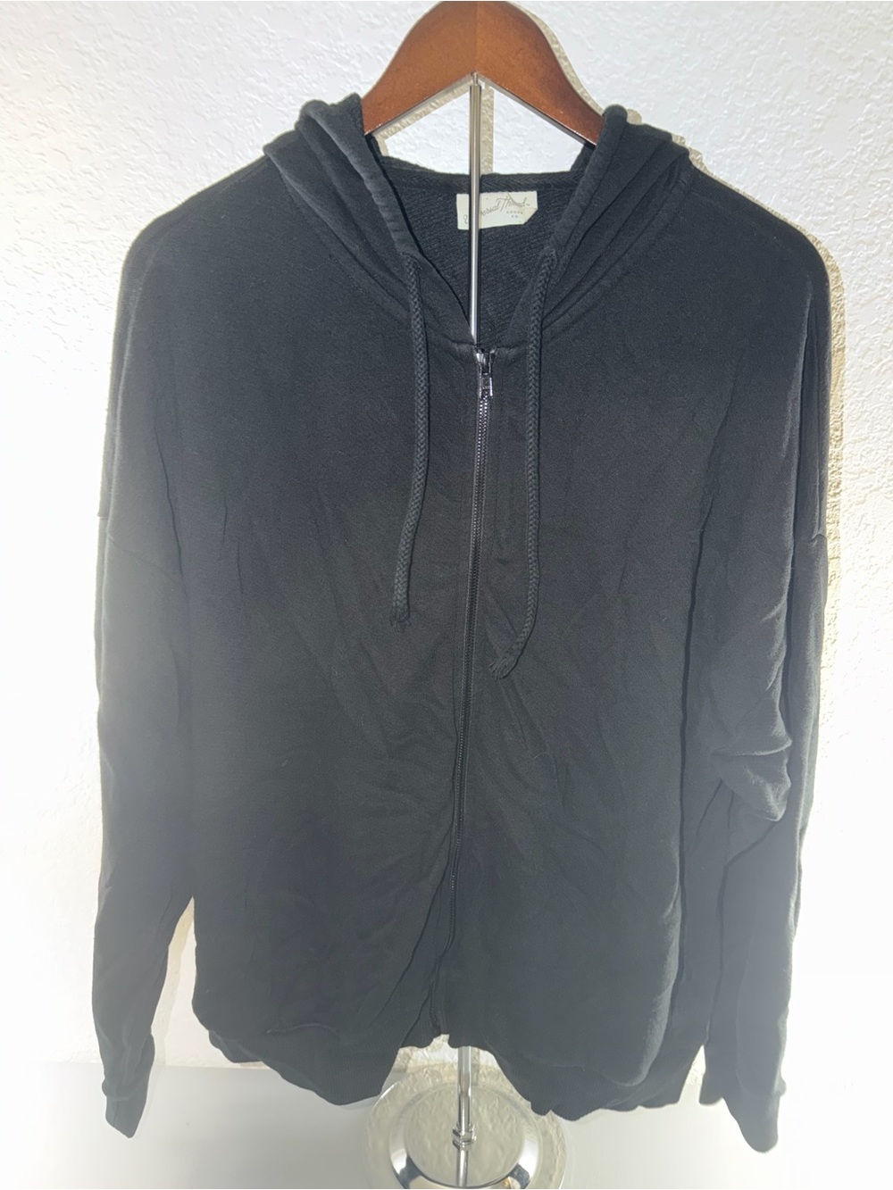 Universal Thread Black Men's Zip-Up Hoodie Sweater